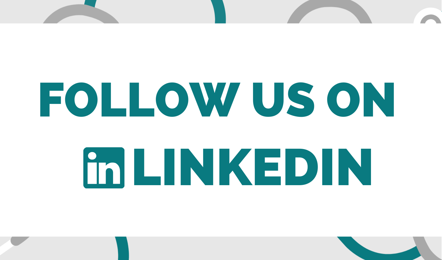 Follow us on LinkedIn