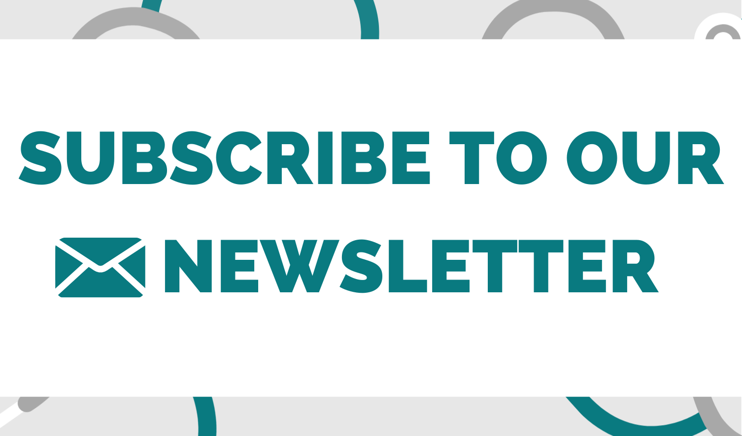 Subscribe to our newsletter